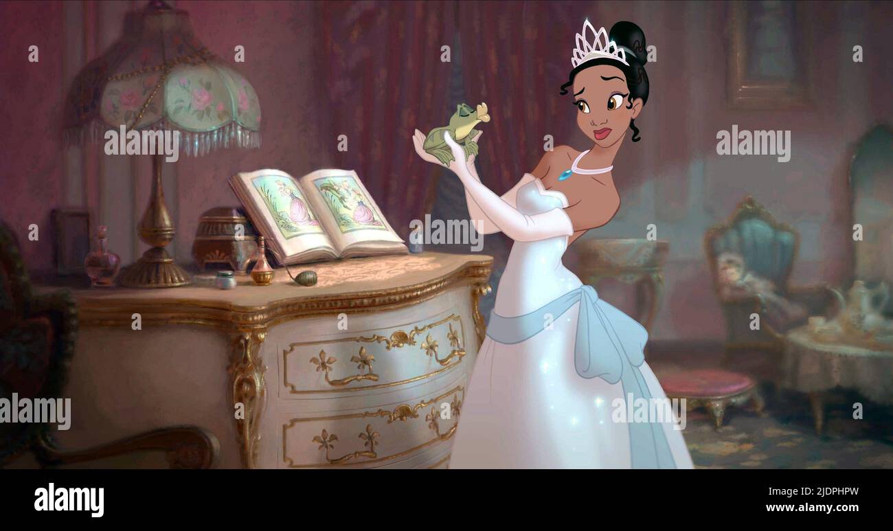 NAVEEN,TIANA, THE PRINCESS AND THE FROG, 2009, Stock Photo