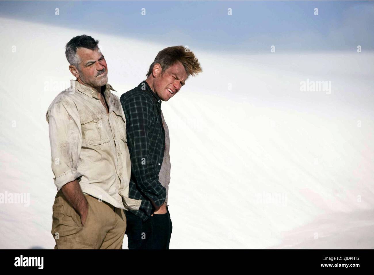 CLOONEY,MCGREGOR, THE MEN WHO STARE AT GOATS, 2009, Stock Photo