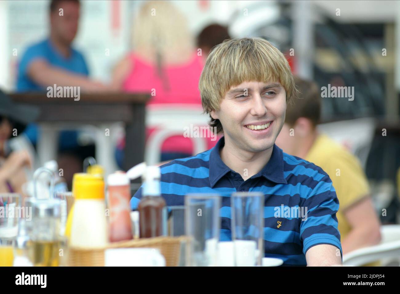 JAMES BUCKLEY, THE INBETWEENERS MOVIE, 2011, Stock Photo