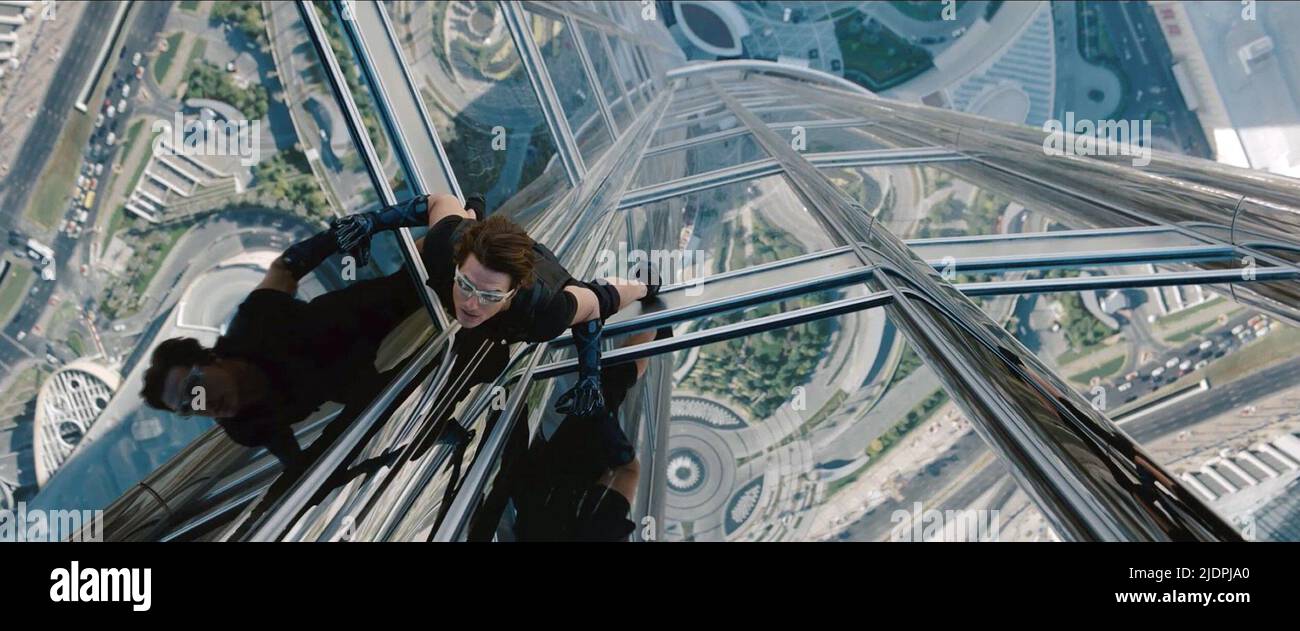 TOM CRUISE, MISSION: IMPOSSIBLE - GHOST PROTOCOL, 2011, Stock Photo