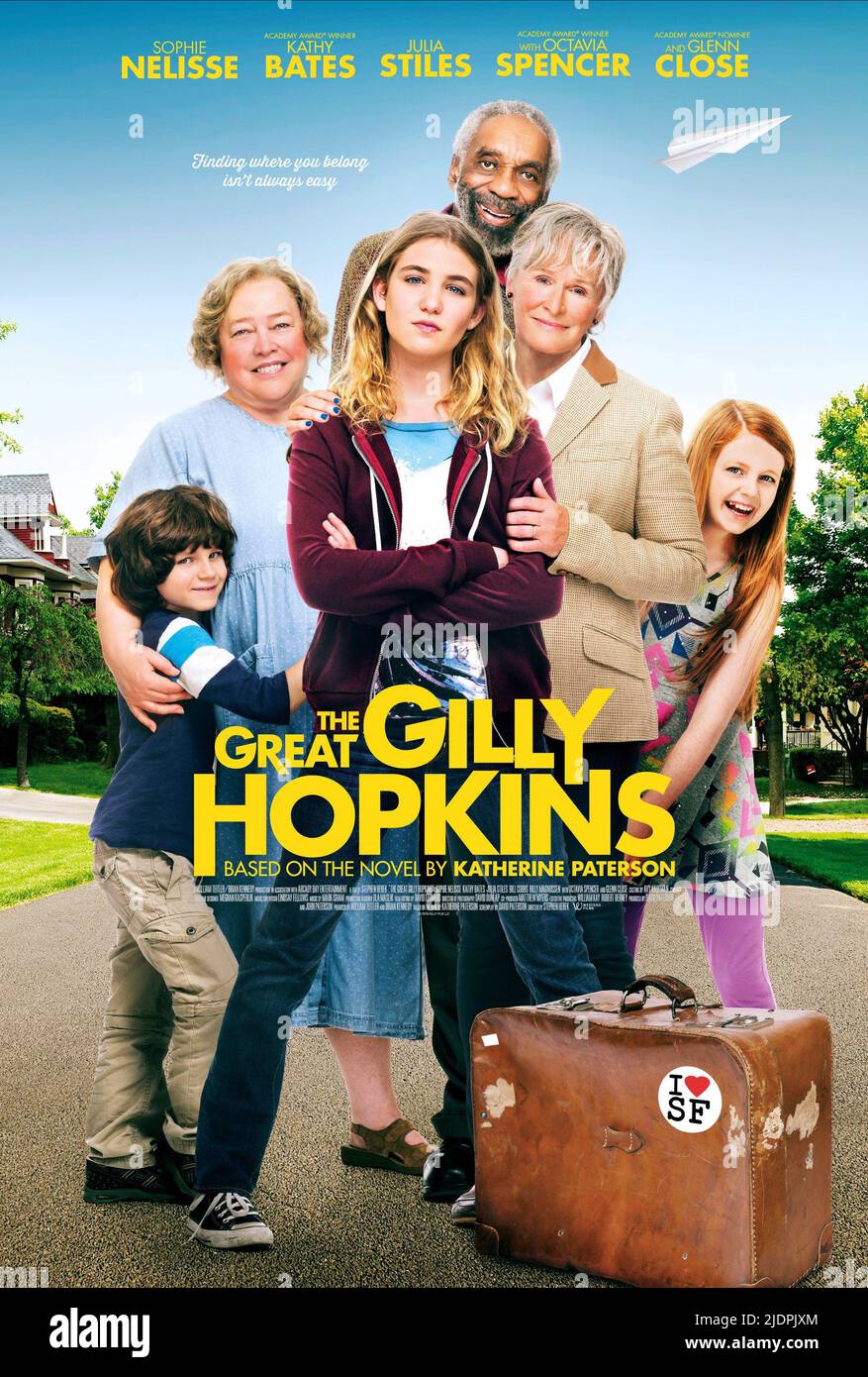 HERNANDEZ,BATES,NELISSE,COBBS,CLOSE,POSTER, THE GREAT GILLY HOPKINS, 2015, Stock Photo