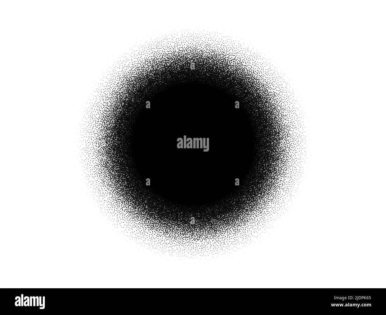 Dotwork stain circle grain noise spray dot abstract pattern black round ...
