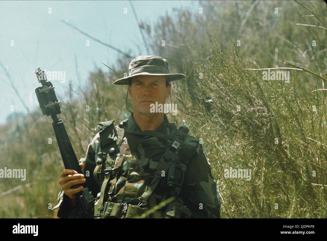 CLINT EASTWOOD, HEARTBREAK RIDGE, 1986 Stock Photo Alamy