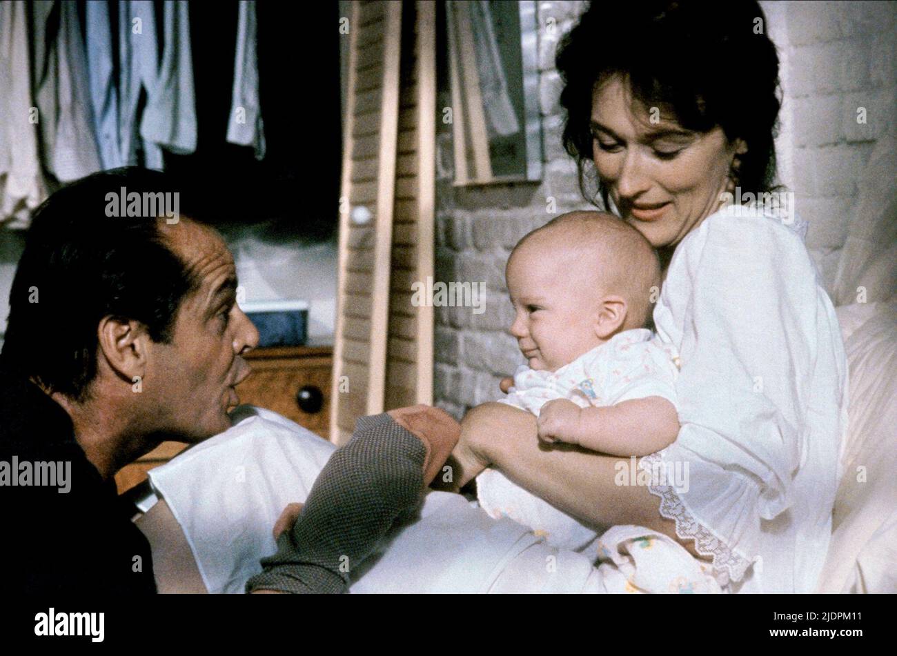 NICHOLSON,STREEP, HEARTBURN, 1986 Stock Photo