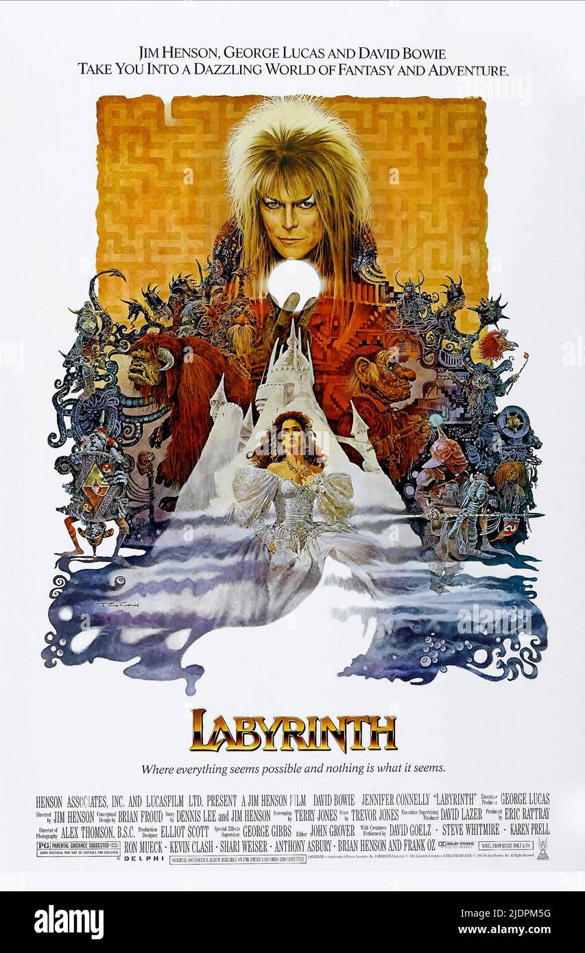 Labyrinth film bowie hi-res stock photography and images - Alamy