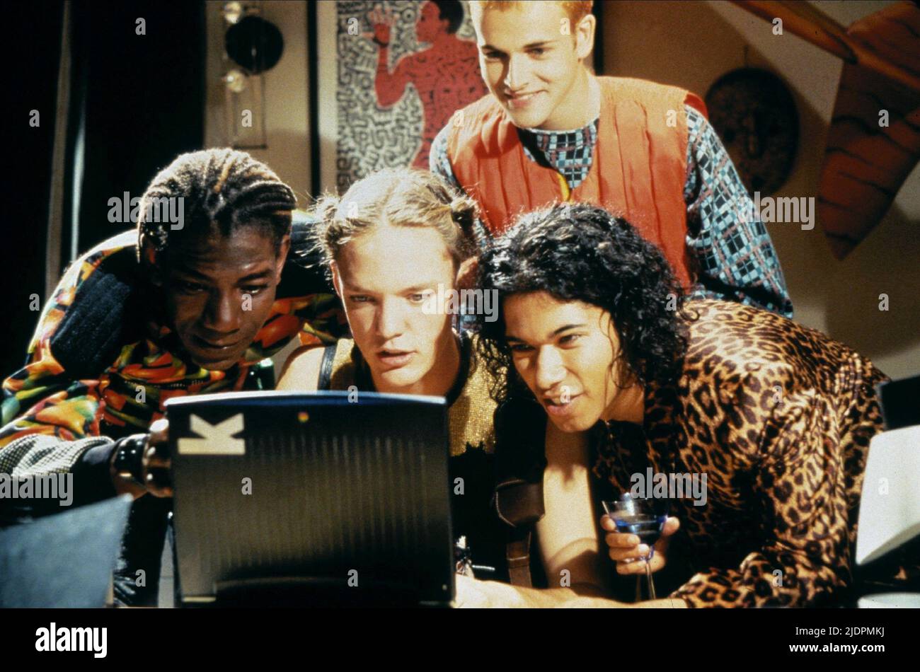 MASON,LILLARD,MILLER,SANTIAGO, HACKERS, 1995 Stock Photo
