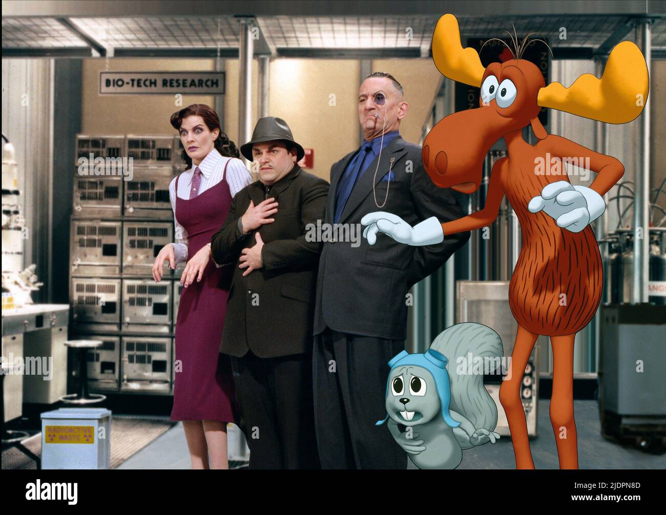 RUSSO,ALEXANDER,NIRO,SQUIRREL,MOOSE, THE ADVENTURES OF ROCKY and BULLWINKLE, 2000 Stock Photo
