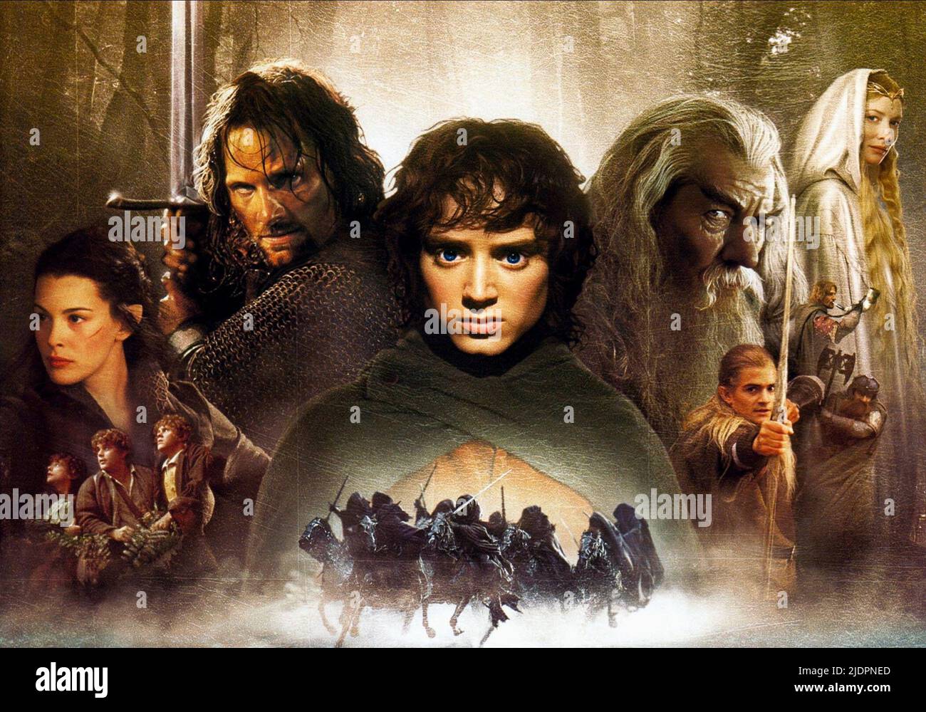 Lord of the rings film poster hi-res stock photography and images - Alamy