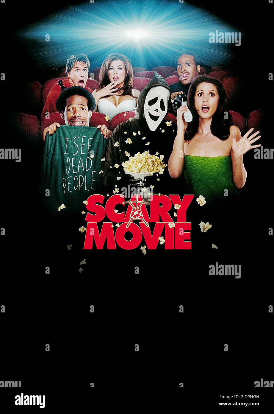 SCARY MOVIE FILM POSTER, SCARY MOVIE, 2000 Stock Photo