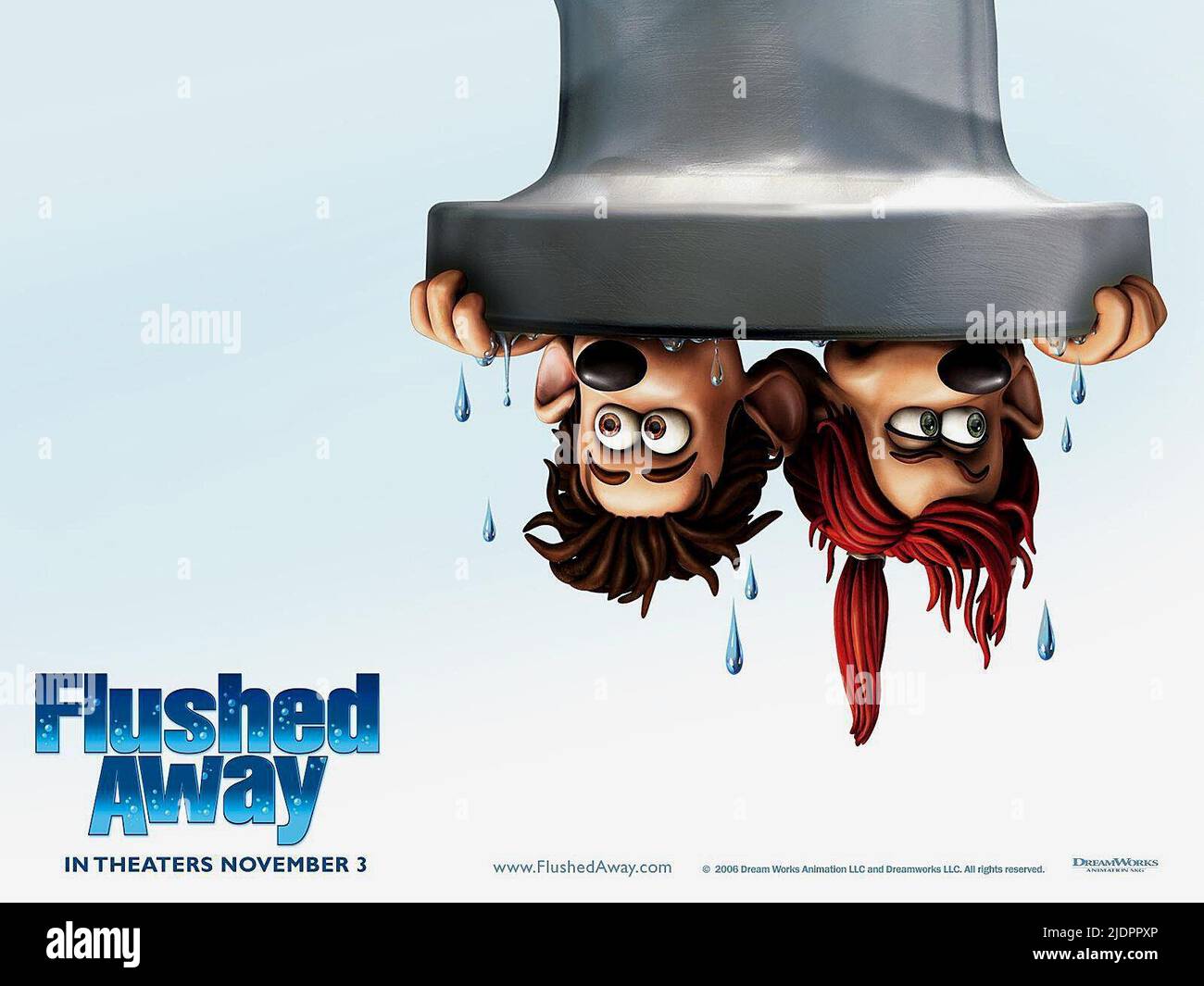SID,POSTER, FLUSHED AWAY, 2006, Stock Photo