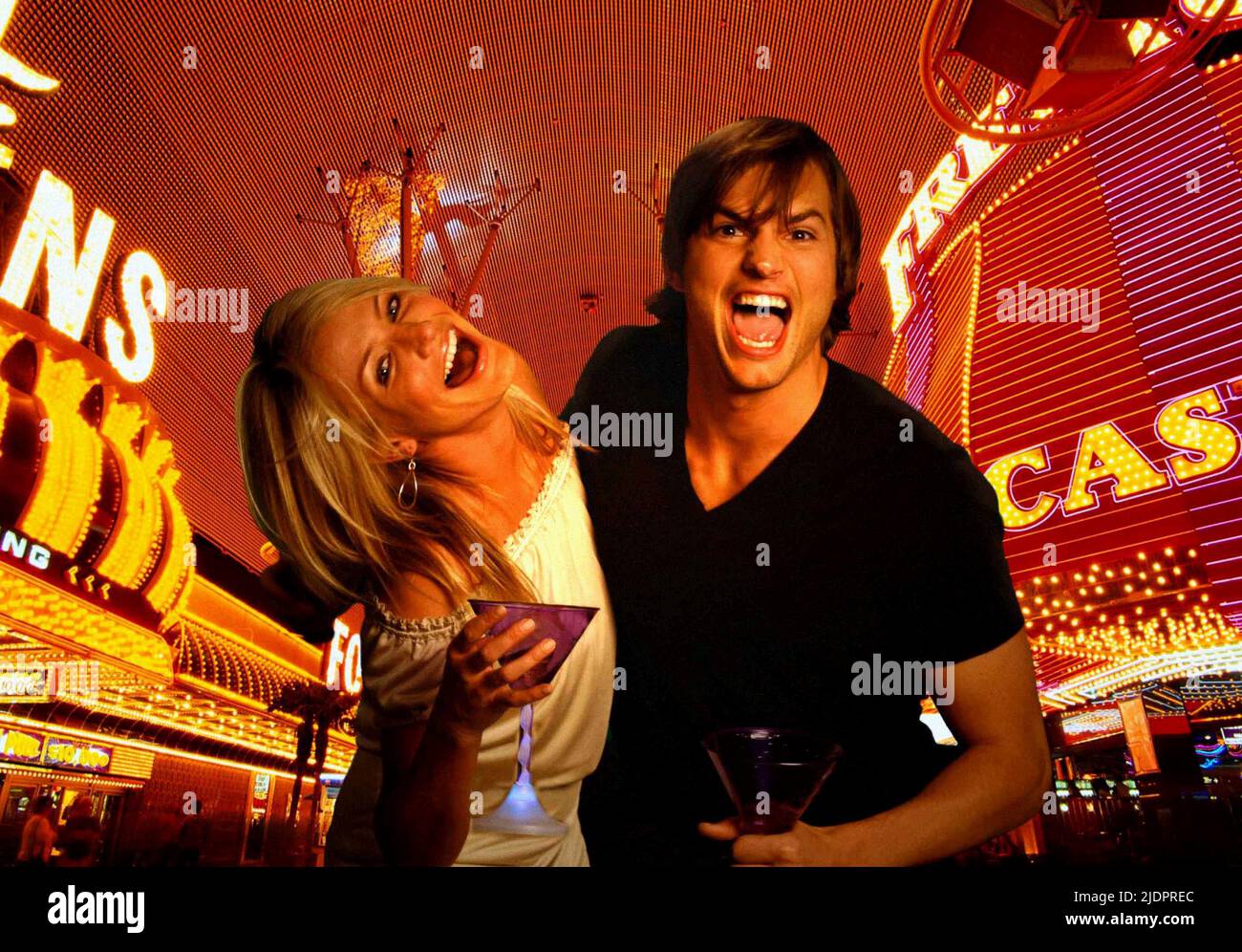 DIAZ,KUTCHER, WHAT HAPPENS IN VEGAS, 2008, Stock Photo