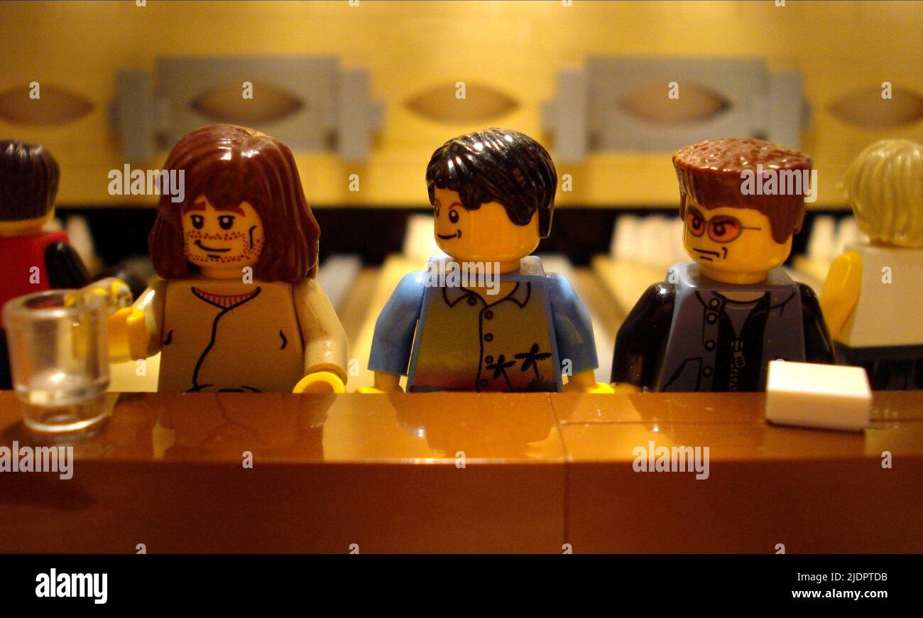 BIG LEBOWSKI LEGO, THE LEGO MOVIE, 2014, Stock Photo