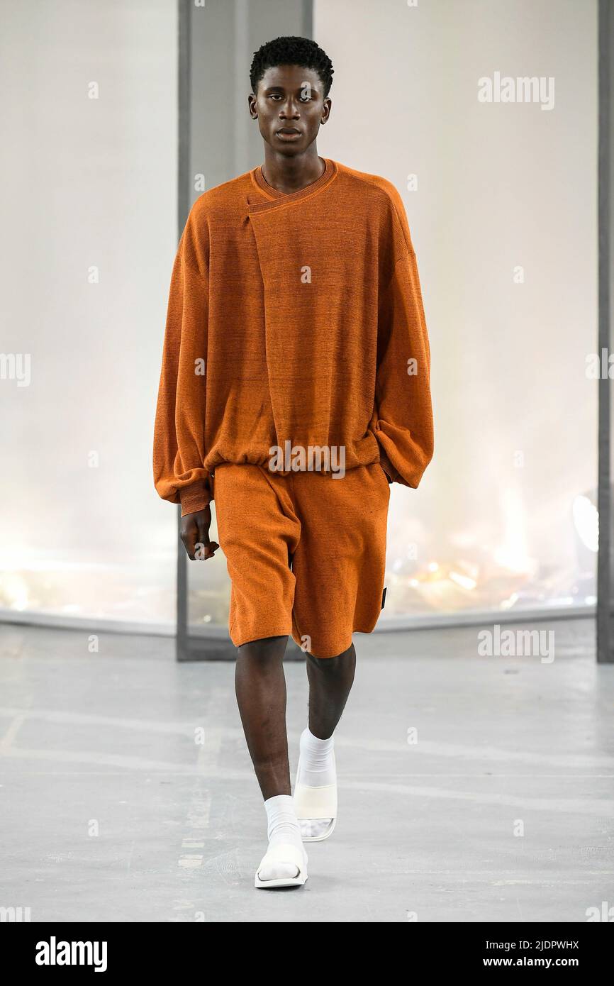 BIANCA SAUNDERS SS23 runway during Paris Fashion Week mens on June 2022