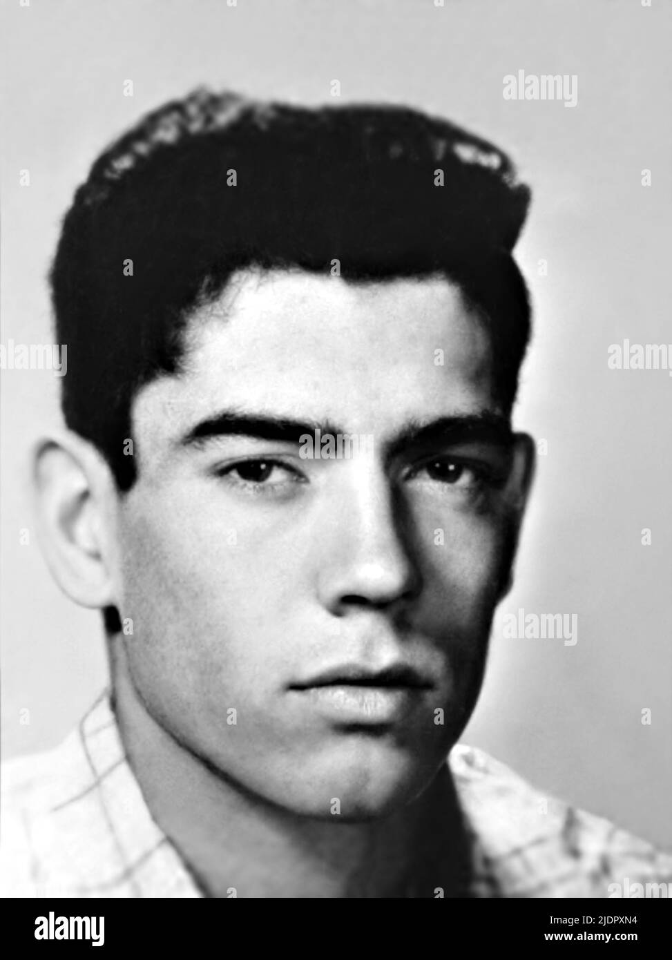 1948 ca , USA : The American television host, national evening news anchor and journalist DAN RATHER ( born 31 october 1931 ), when was young aged 17 , photo from HIGH SCHOOL YEARBOOK . Unknown photographer. - HISTORY - FOTO STORICHE - personalità da giovane giovani - personality personalities when was young - PORTRAIT - RITRATTO - conduttore televisivo - ABC - NBC - presentatore - TV - TELEVISIONE - ANCHOR MAN - MEZZOBUSTO - TELEGIORNALE - TG --- ARCHIVIO GBB Stock Photo
