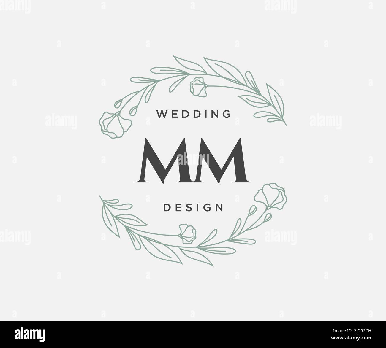 Heart Shaped Letter M or Letter MM Iconic Logo Design, logo design for  wedding invitation, wedding name and business name Stock Vector Image & Art  - Alamy