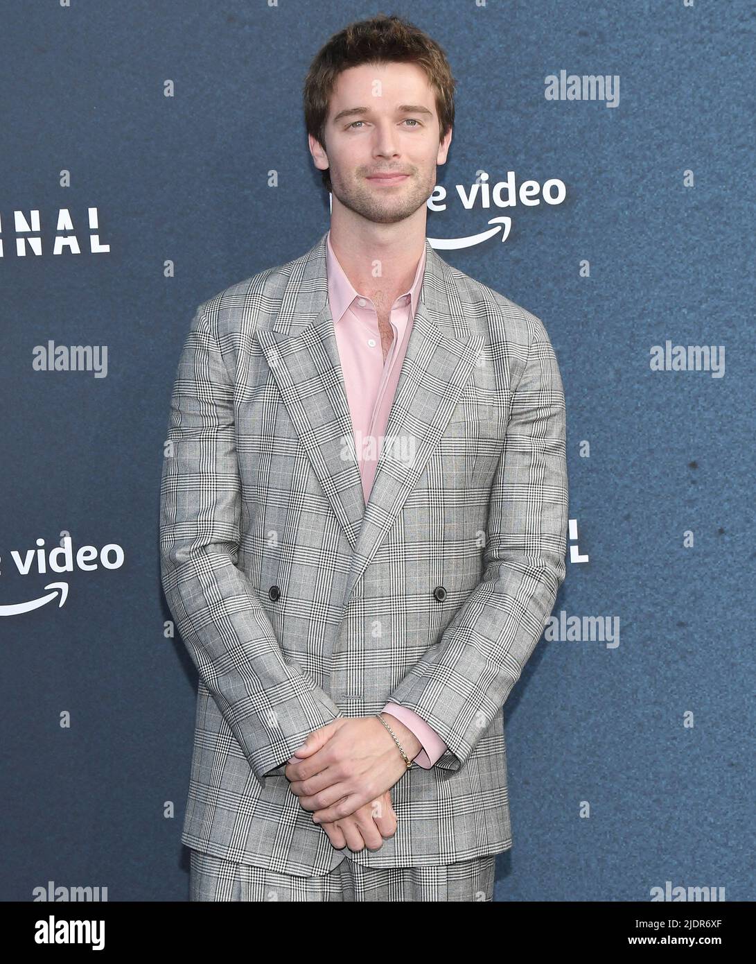 Patrick Schwarzenegger arrives at the THE TERMINAL LIST Los Angeles