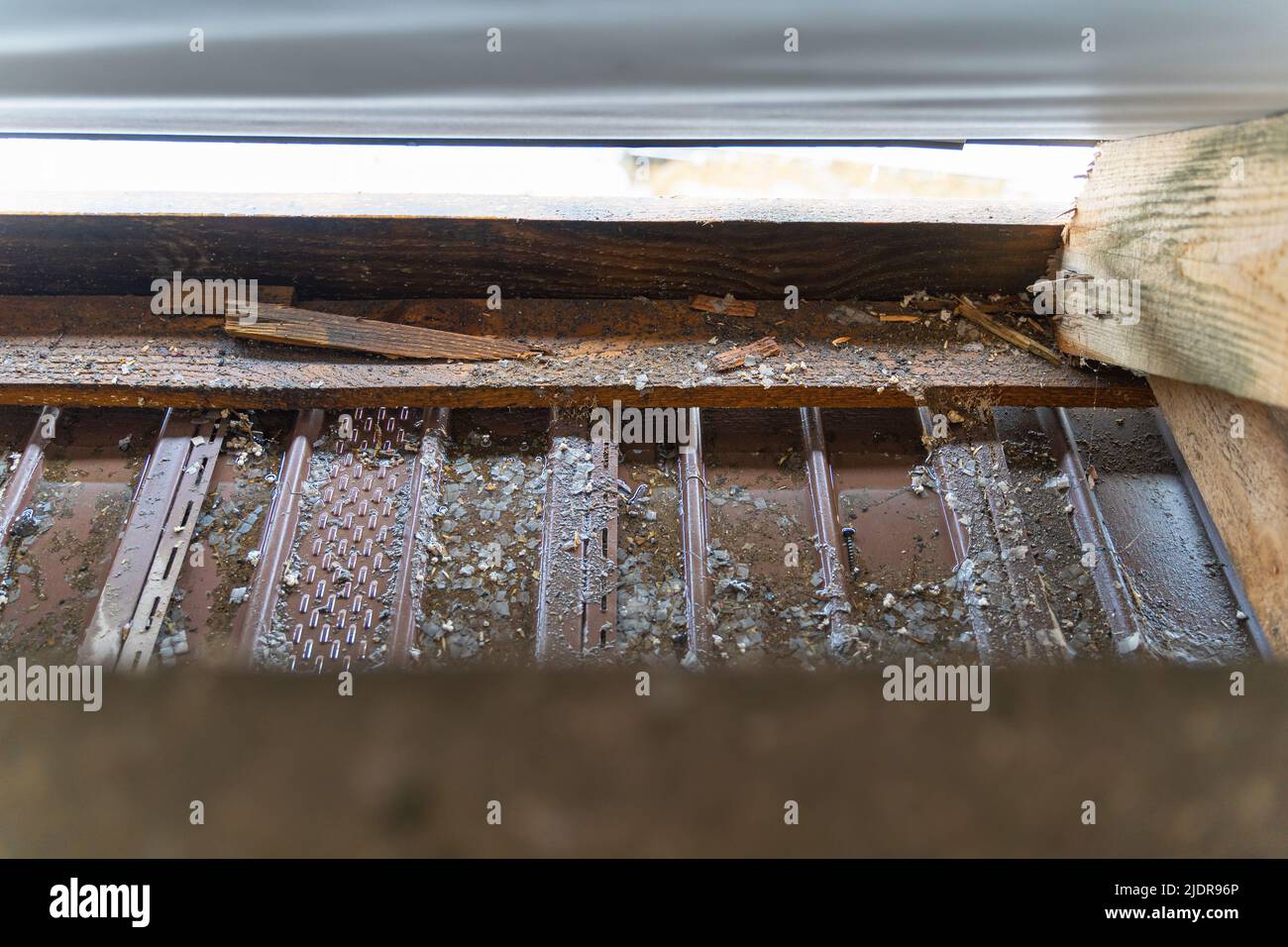 Ventilation of the underroof space. Roof eaves filing. Drainage in the