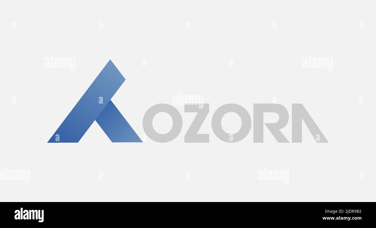 Unique modern geometric creative elegant letter A logo template. Vector icon. Stock Vector