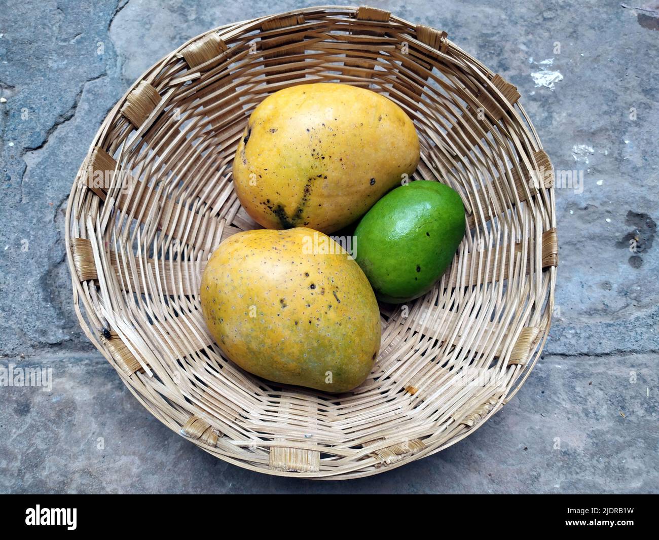 some fresh sweet fruits put in basket Stock Photo Alamy