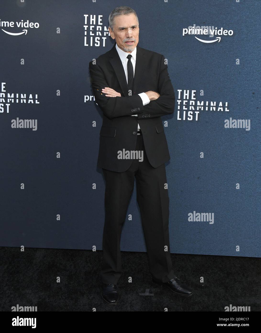 Los Angeles, USA. 22nd June, 2022. Marco Rodriguez arrives at the THE TERMINAL LIST Los Angeles Premiere held at the DGA Theater in Los Angeles, CA on Wednesday, ?June 22, 2022. (Photo By Sthanlee B. Mirador/Sipa USA) Credit: Sipa USA/Alamy Live News Stock Photo