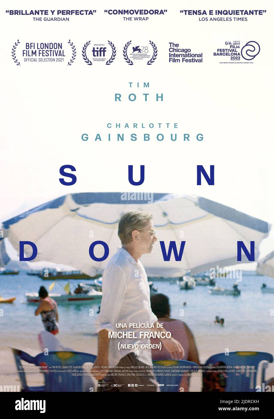 TIM ROTH in SUNDOWN (2021), directed by MICHEL FRANCO. Credit: Teorema ...