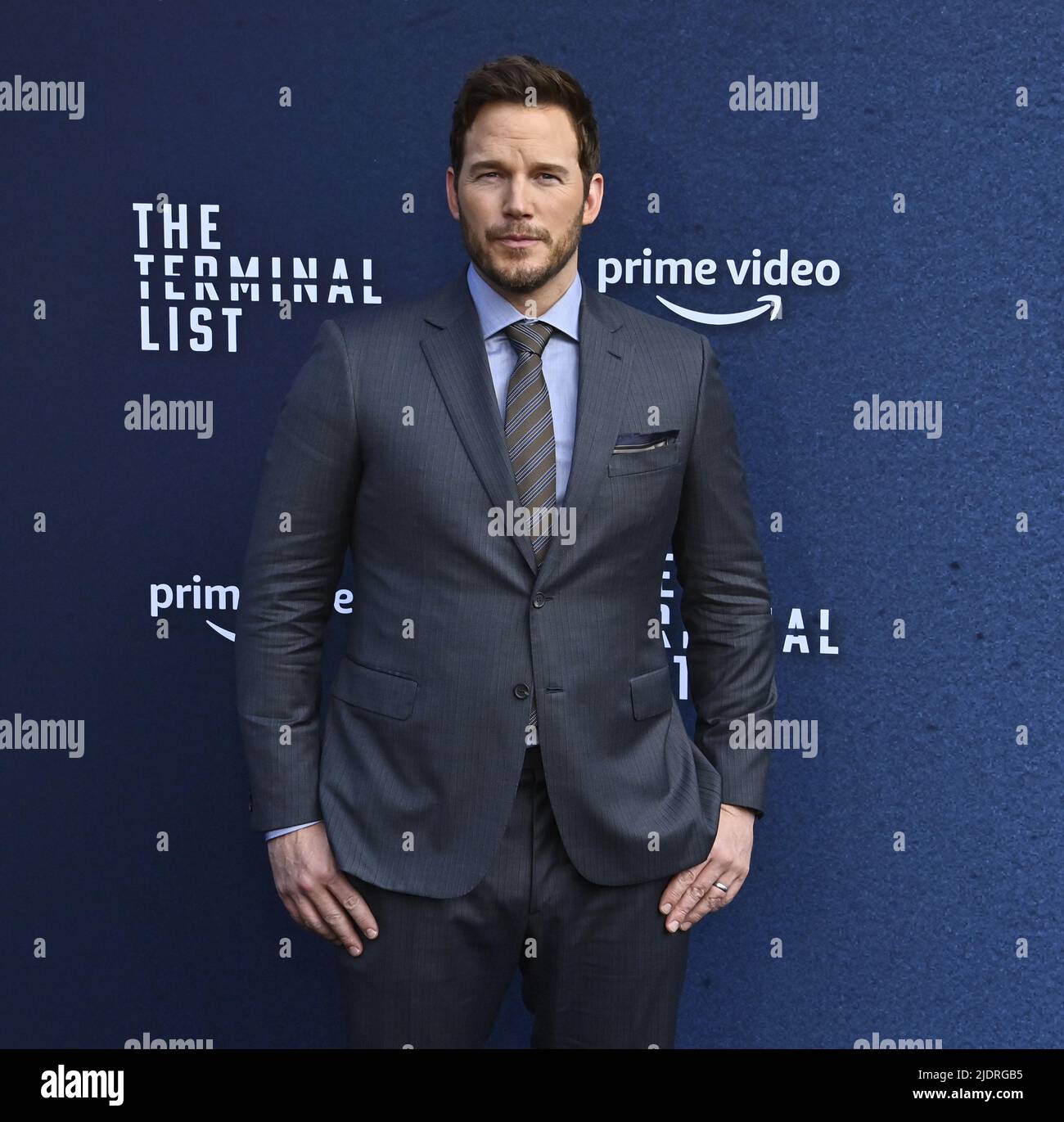 Los Angeles, United States. 22nd June, 2022. Cast member Chris Pratt attends the premiere of the motion picture thriller 'The Terminal List' at the DGA Theatre in Los Angeles on Wednesday, June 22, 2022. Storyline: A former Navy SEAL officer investigates why his entire platoon was ambushed during a high-stakes covert mission. Photo by Jim Ruymen/UPI Credit: UPI/Alamy Live News Stock Photo