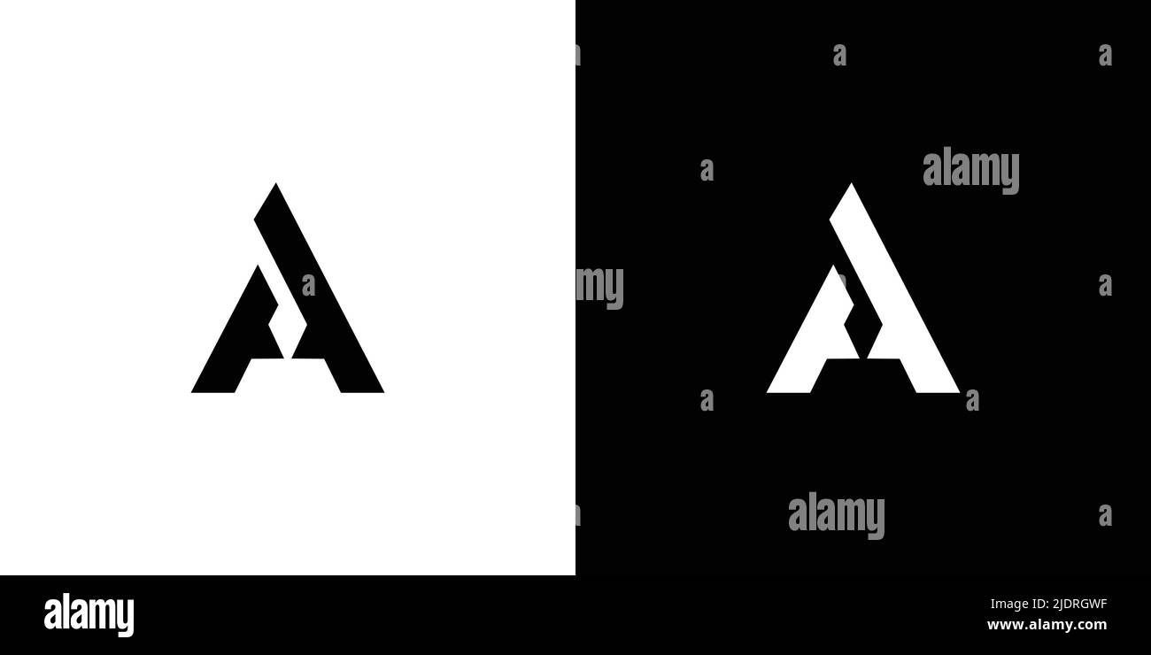 Modern and elegant letter A initial logo design Stock Vector Image ...