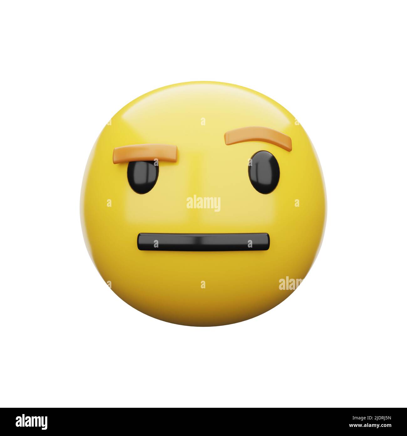 Raised eyebrow emoji head by Haros98 on DeviantArt
