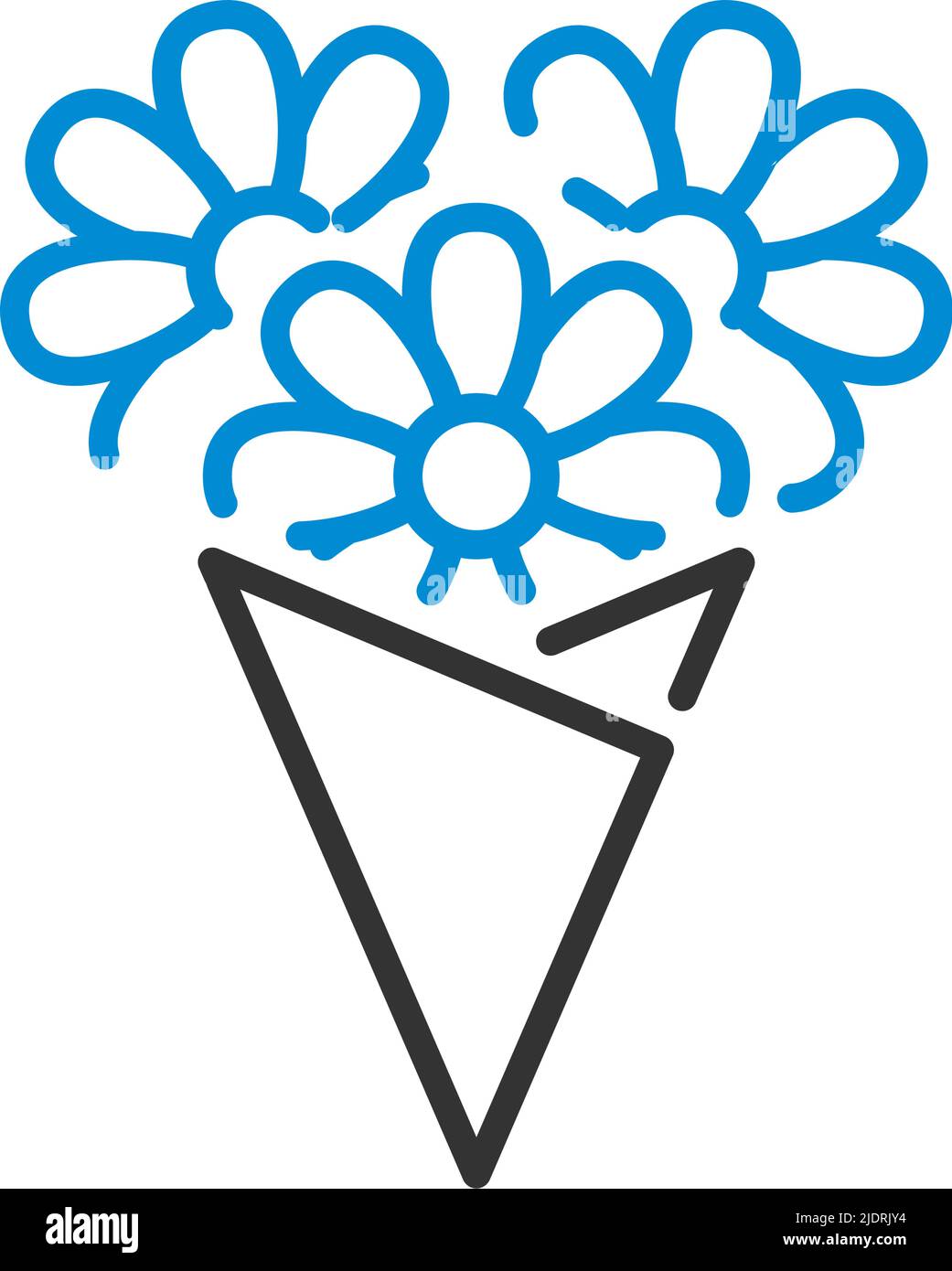 Mother's Day Icon. Editable Bold Outline With Color Fill Design. Vector ...