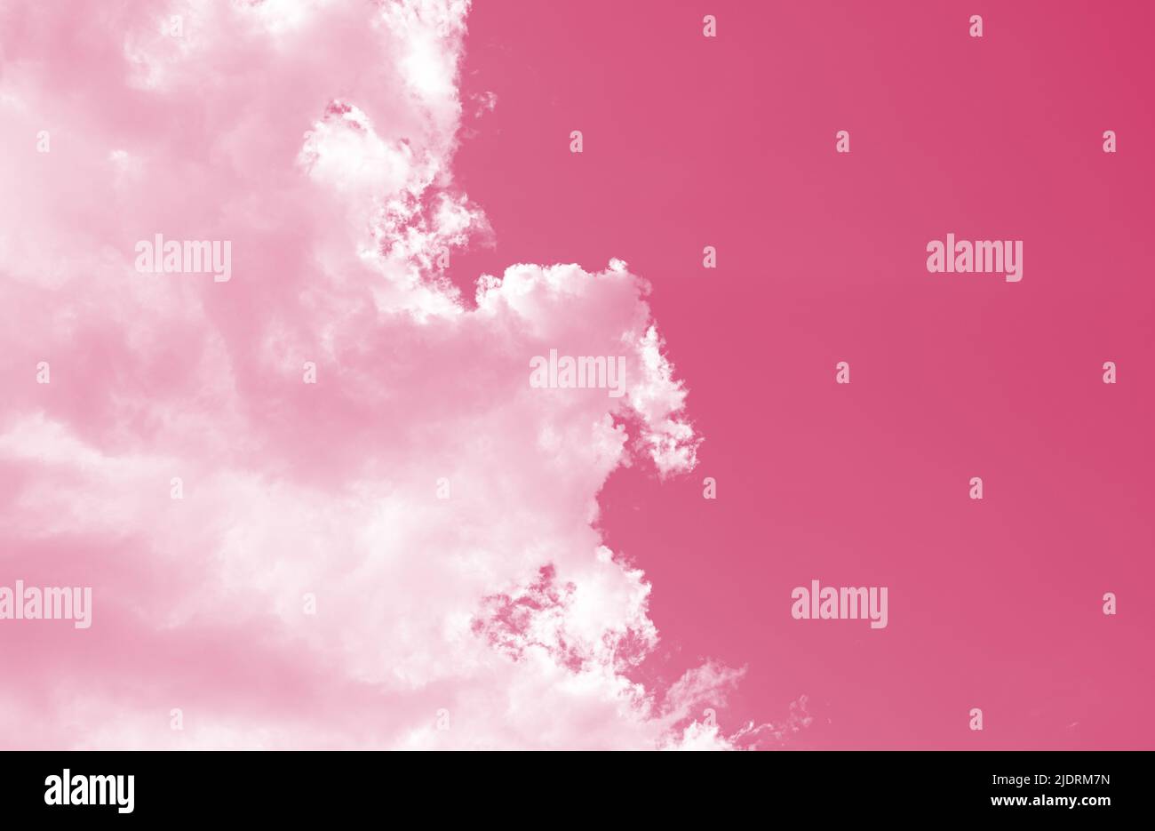 Beautiful pink clouds and sky. Abstract nature background Stock Photo