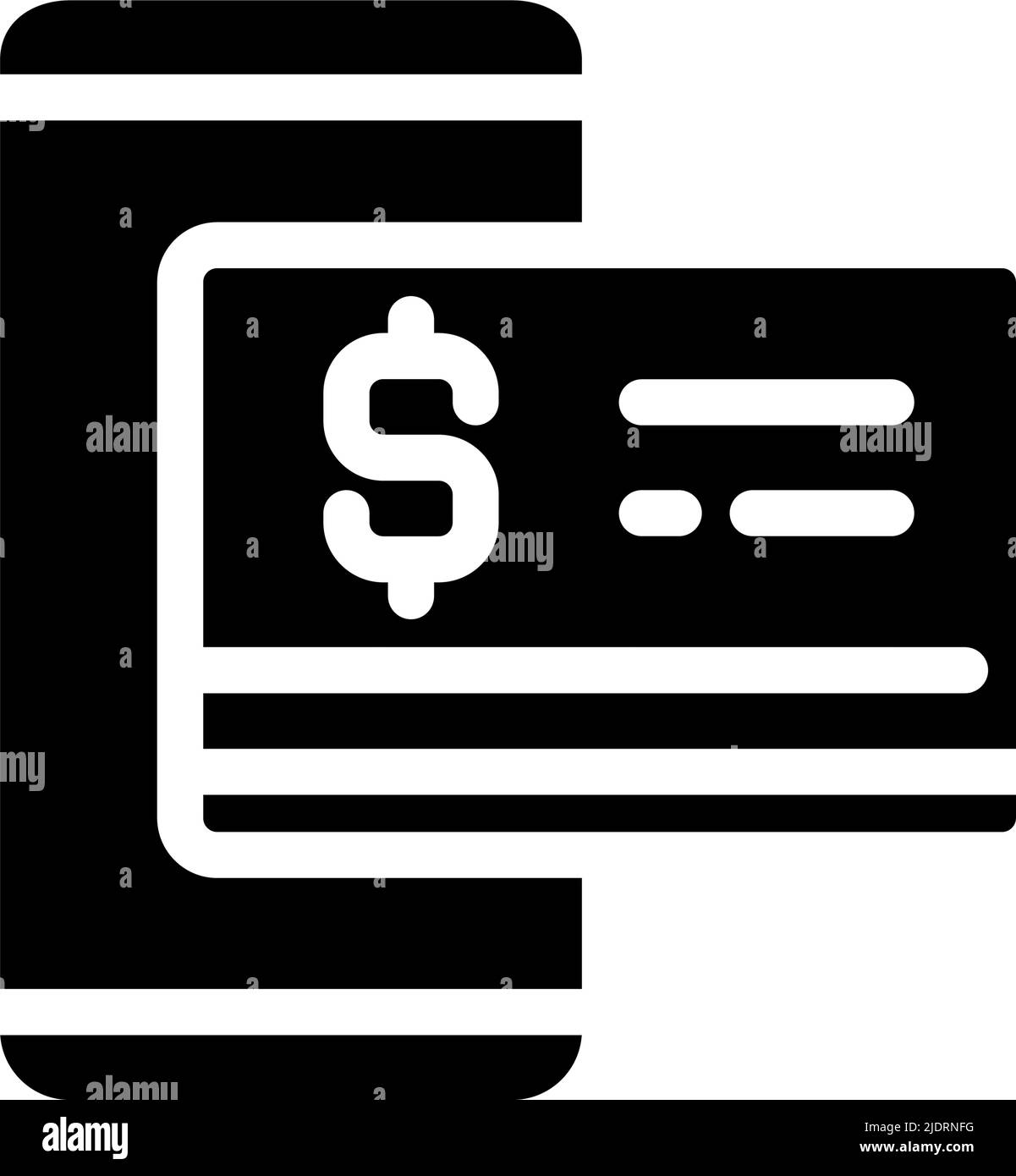 Digital money black glyph icon Stock Vector Image & Art - Alamy
