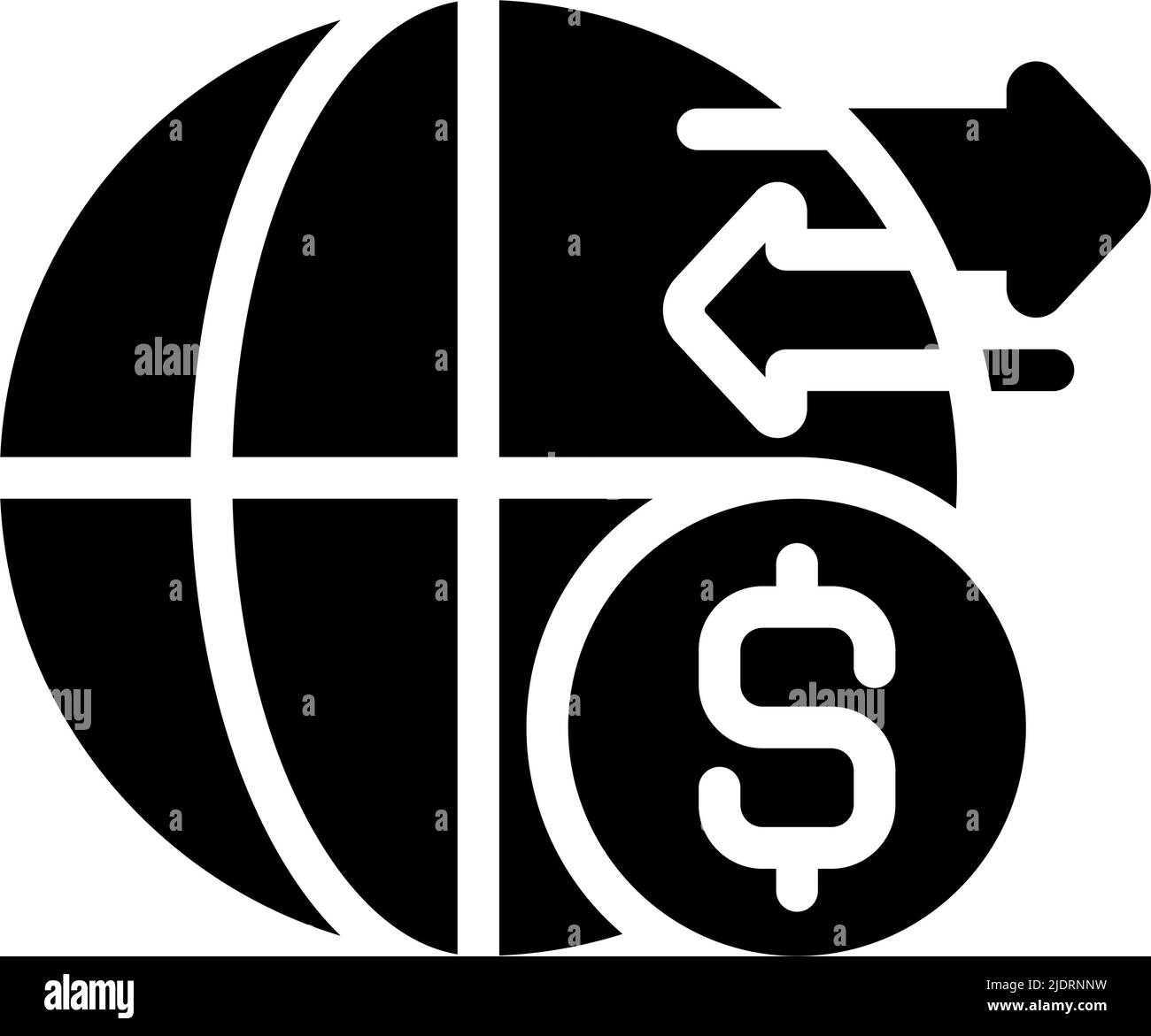 international-money-transfer-black-glyph-icon-stock-vector-image-art