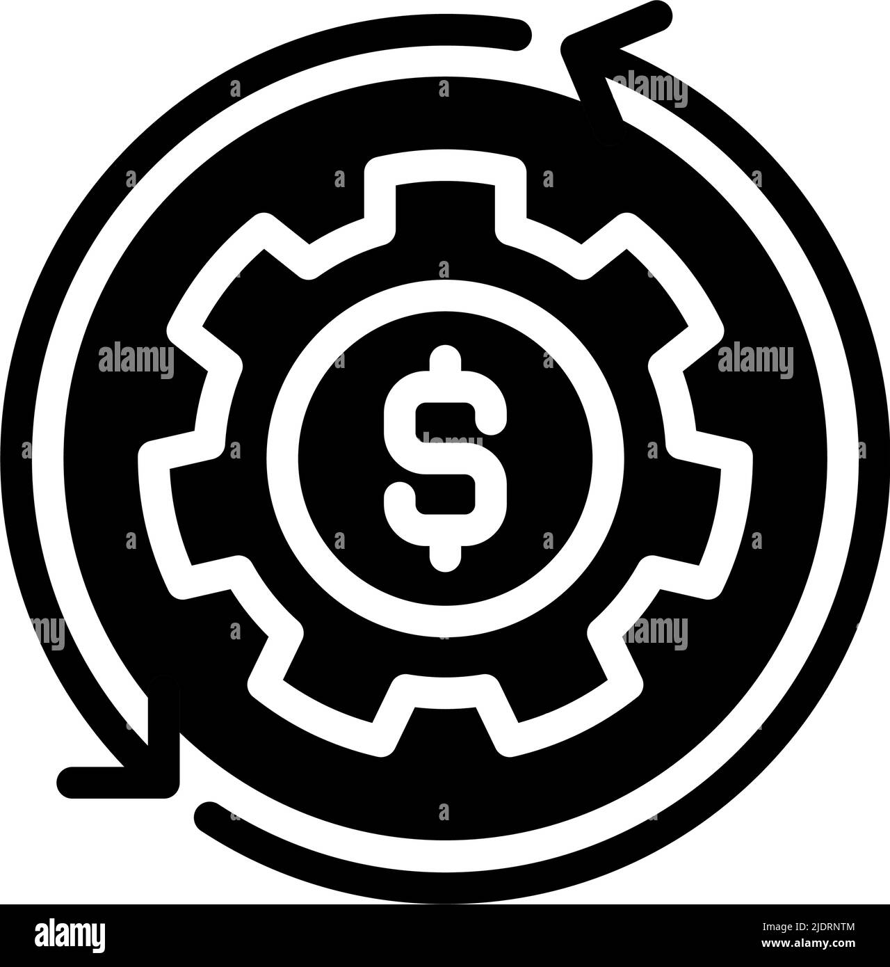 Money management black glyph icon Stock Vector Image & Art - Alamy