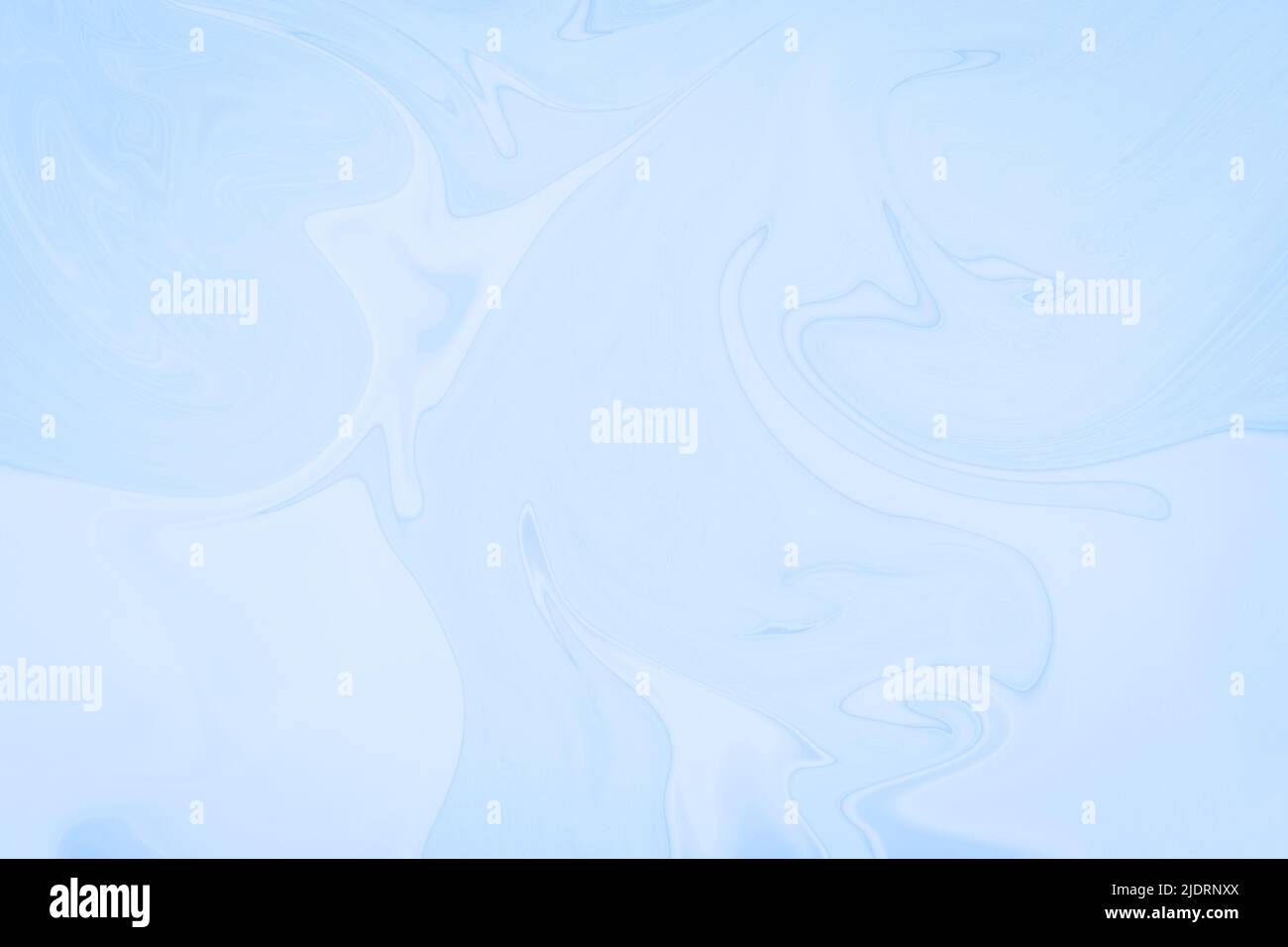 Abstract ink background with mixed light blue and white paints