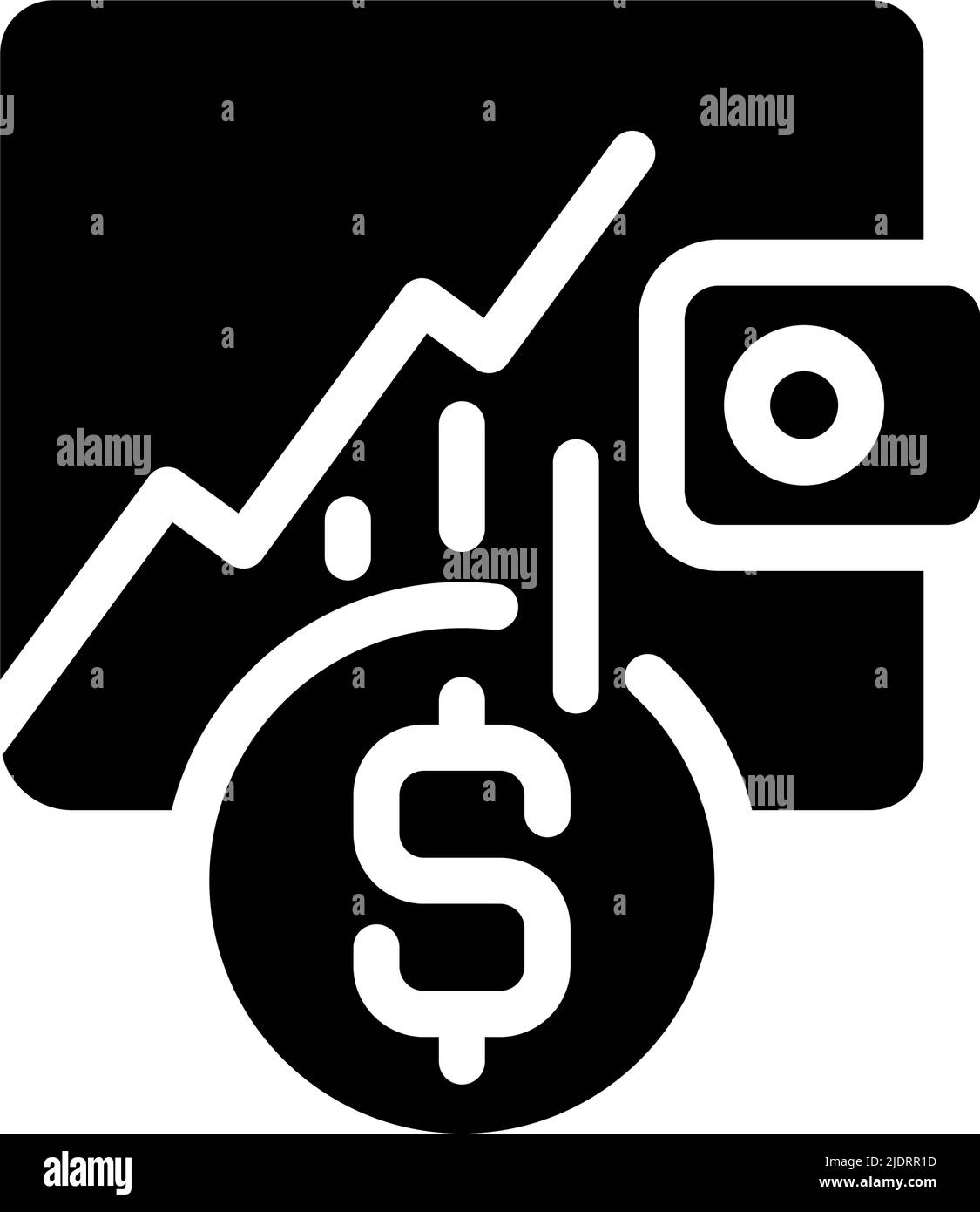 Investment black glyph icon Stock Vector Image & Art - Alamy