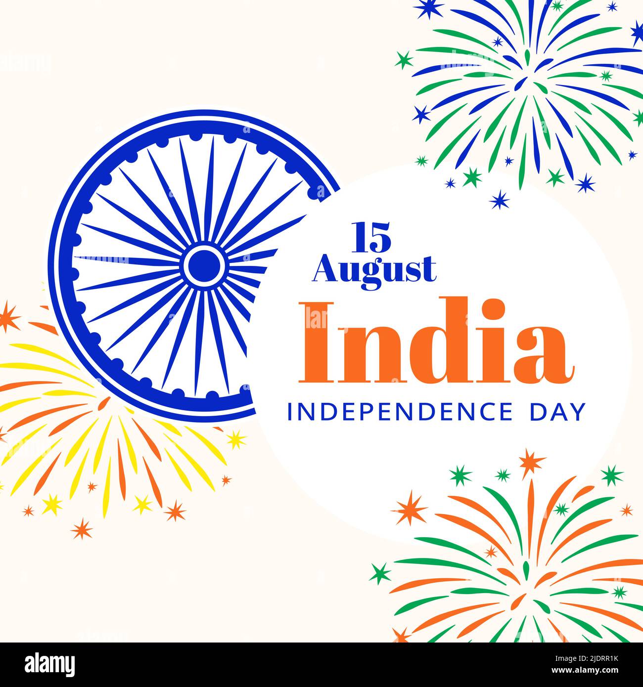 Happy Independence Day of India background. August 15 Stock Vector ...