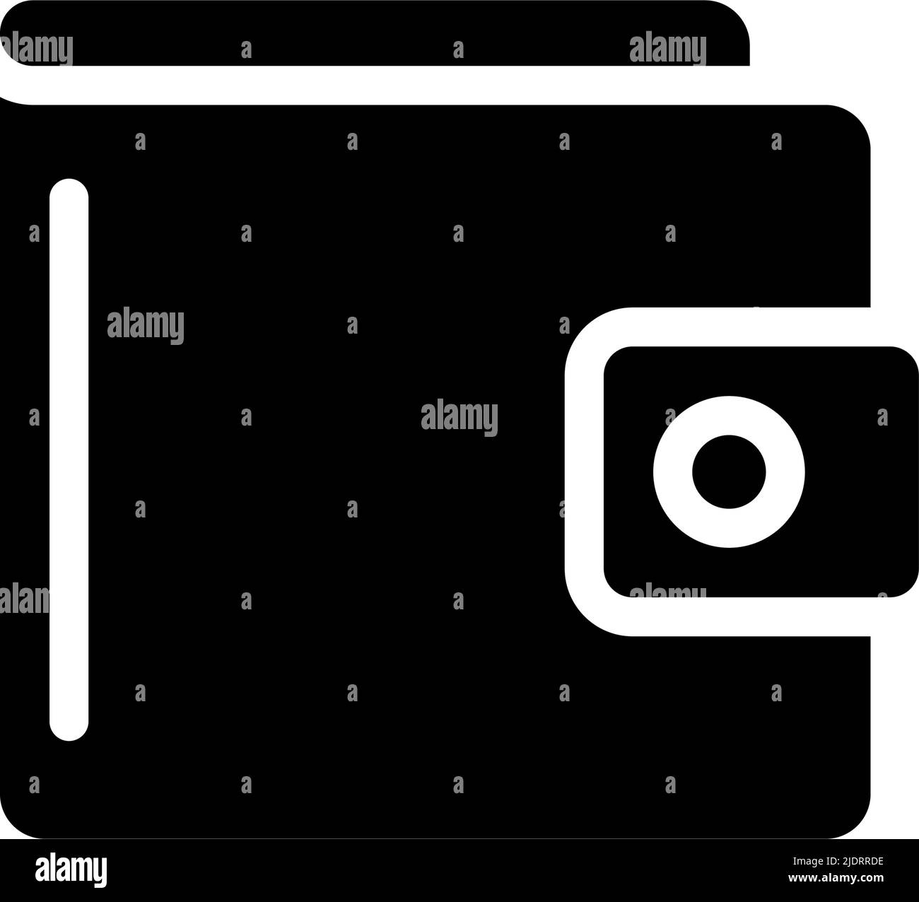 Purse black glyph icon Stock Vector Image & Art - Alamy