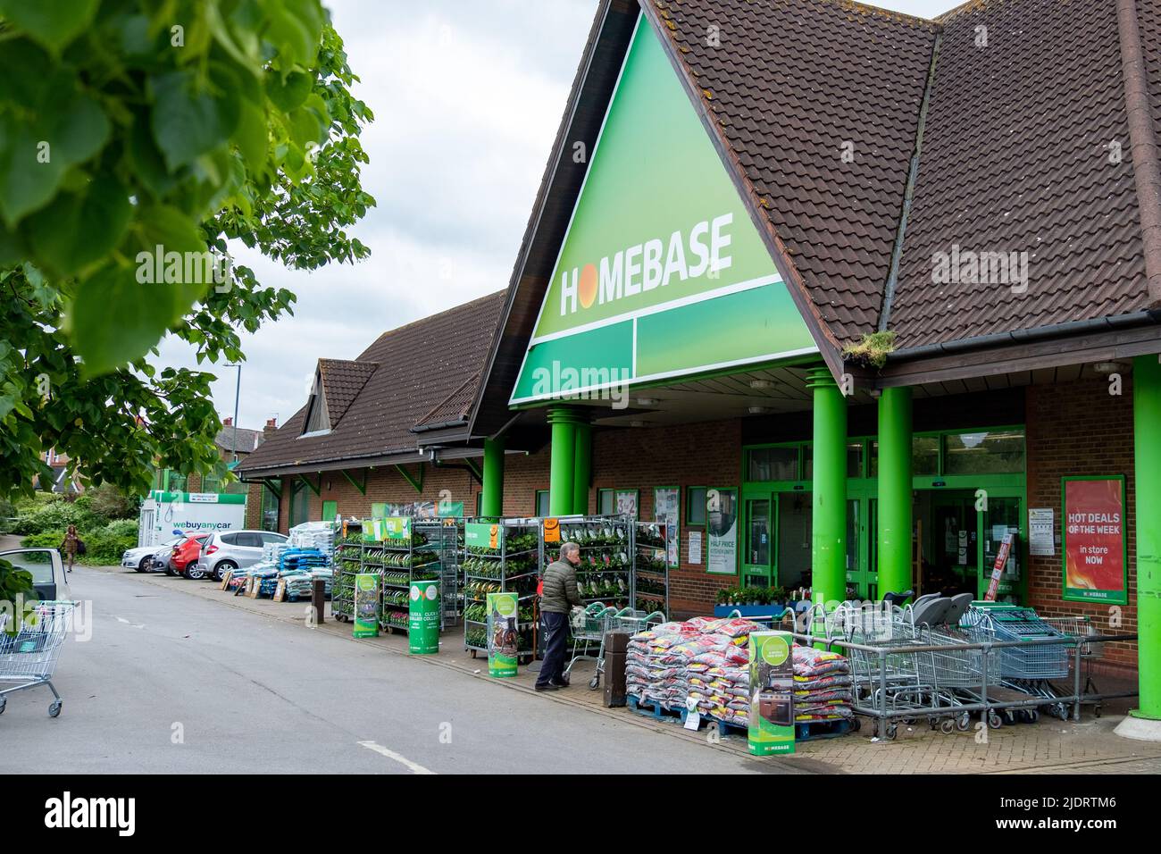London May 2022 Homebase, a British home improvement retailer and garden centre Stock Photo