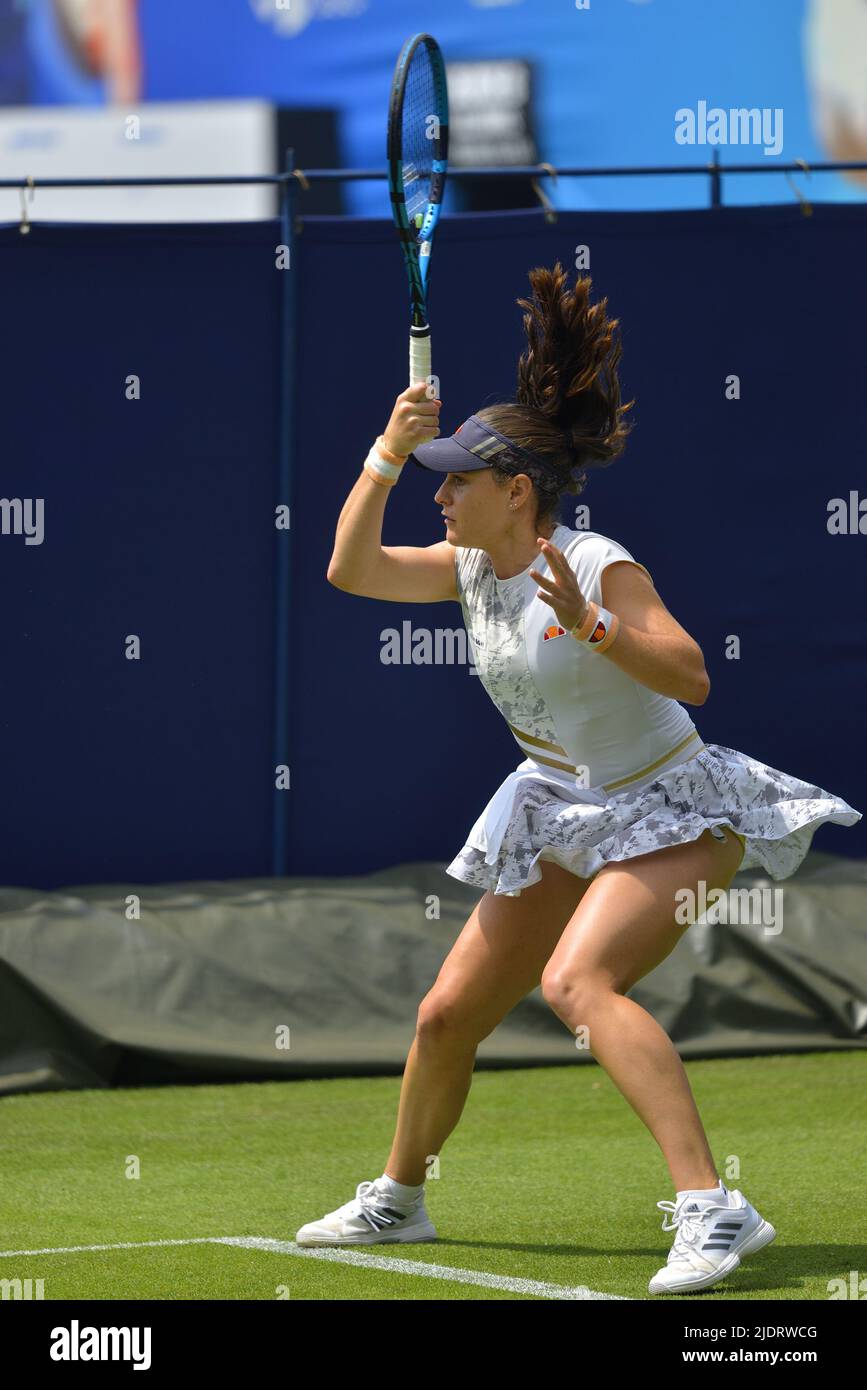 Kimberly Birrell (Australia) playing in qualifying at the Rothsay