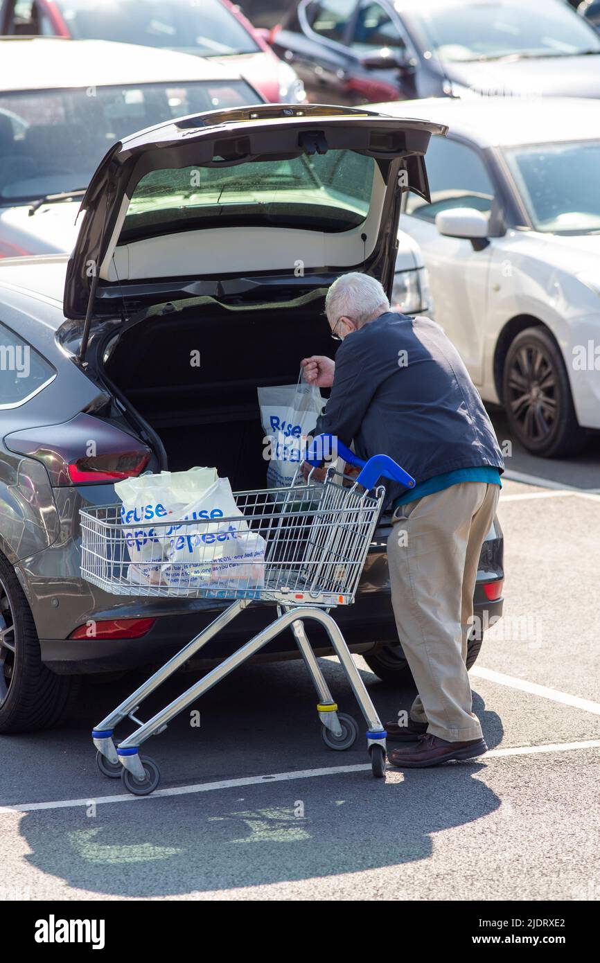 Tesco shopping baskets hires stock photography and images Alamy