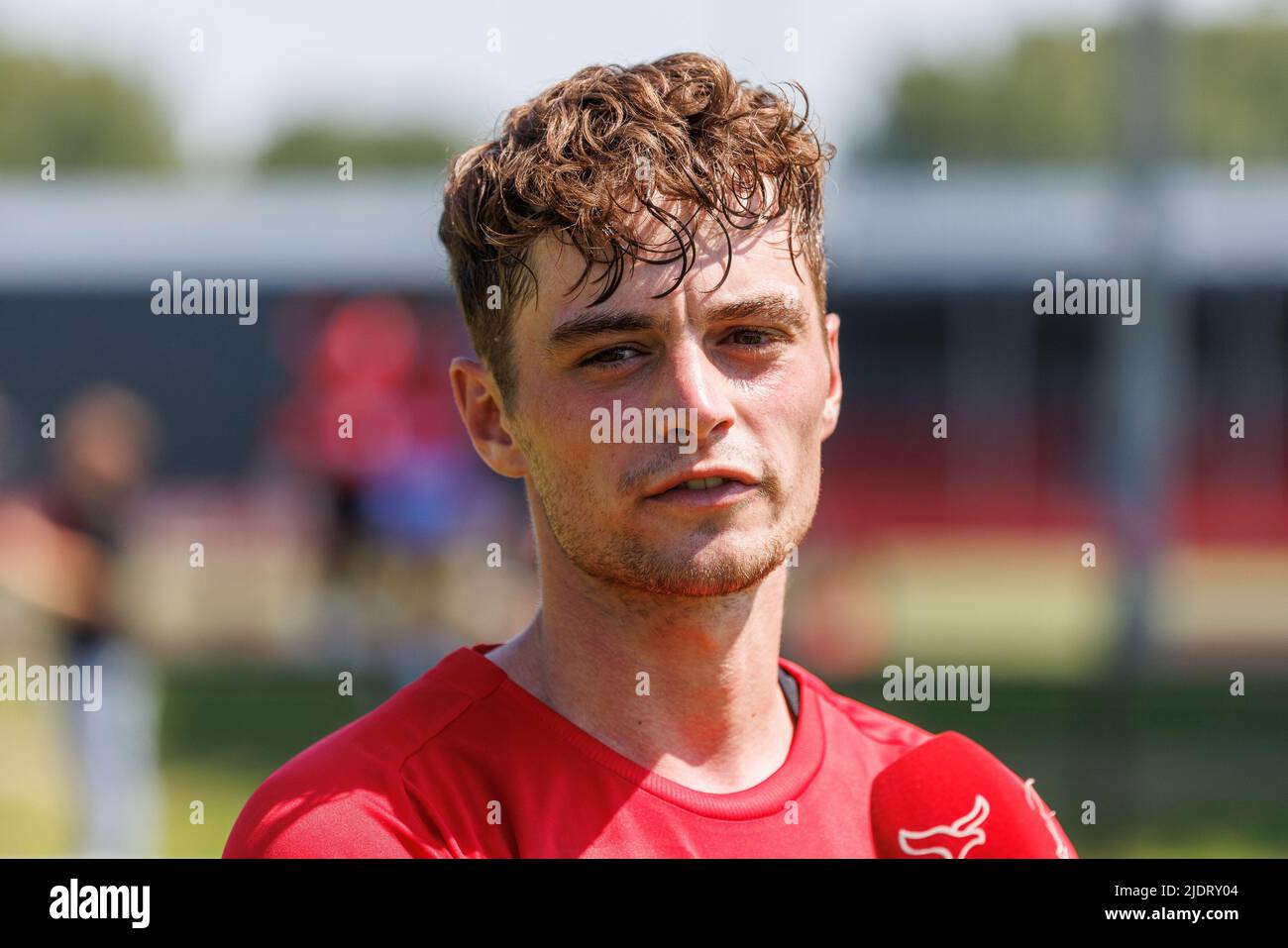 ALMERE, 23-06-2022 , Yanmar stadium , season 2022 / 2023 , Dutch Football Keuken Kampioen Divisie. Almere City FC test player Jan Ras during the First training Almere City (Photo by Pro Shots/Sipa USA) *** World Rights Except Austria and The Netherlands *** Stock Photo