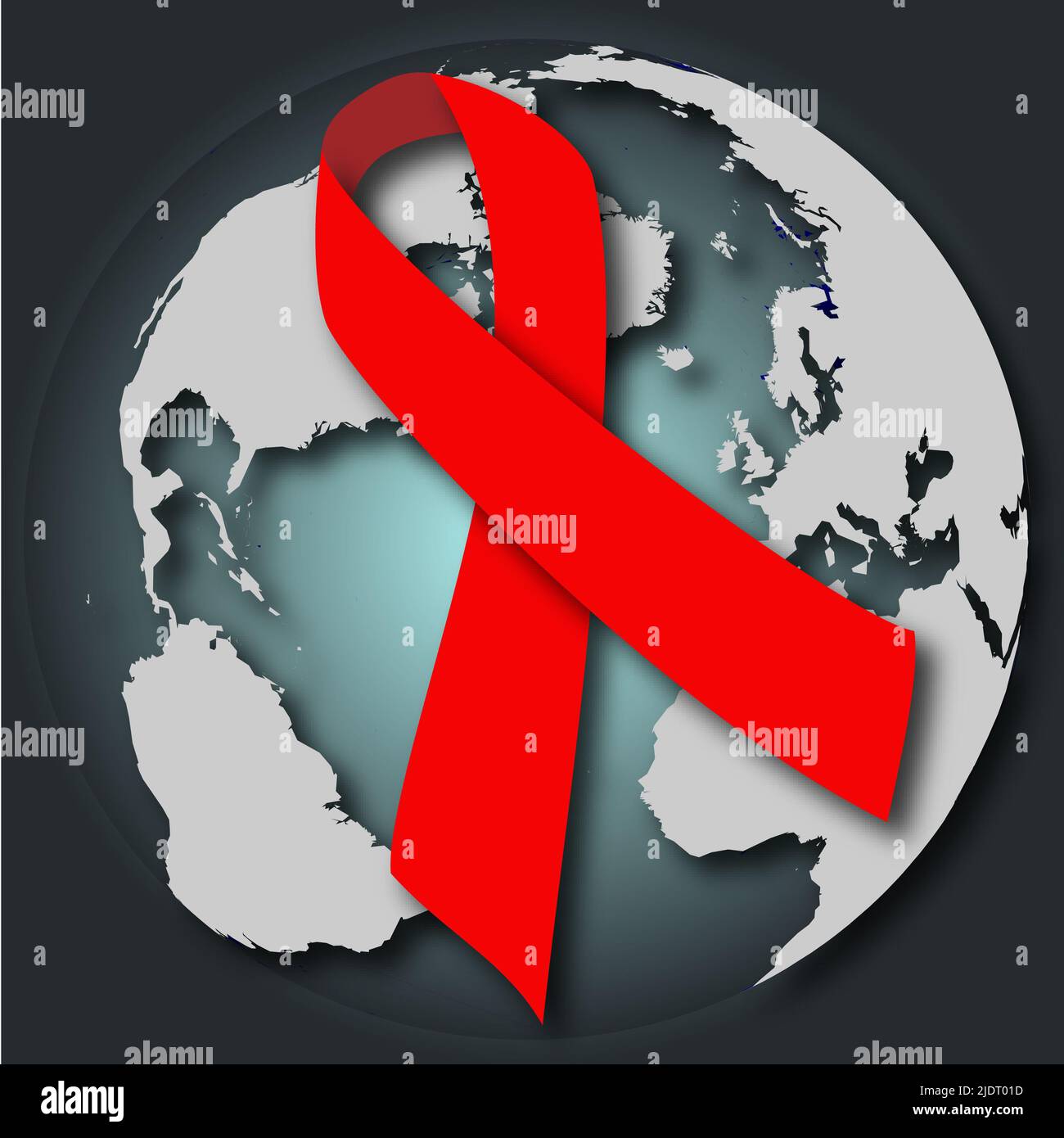 AIDS HIV health medical illustration card Stock Photo - Alamy