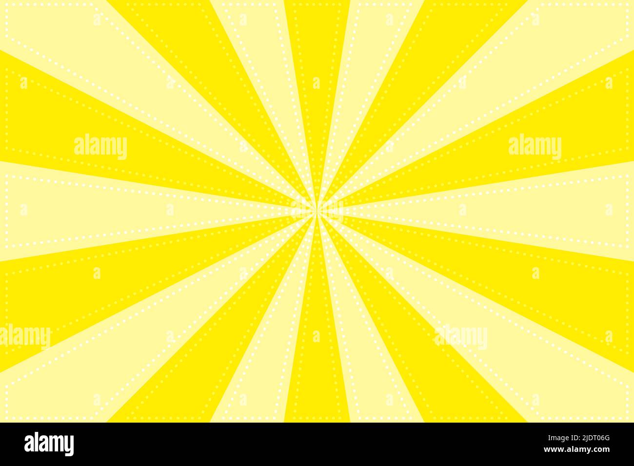 Yellow Sunburst Pattern Background. Ray radial star with back stitch ...