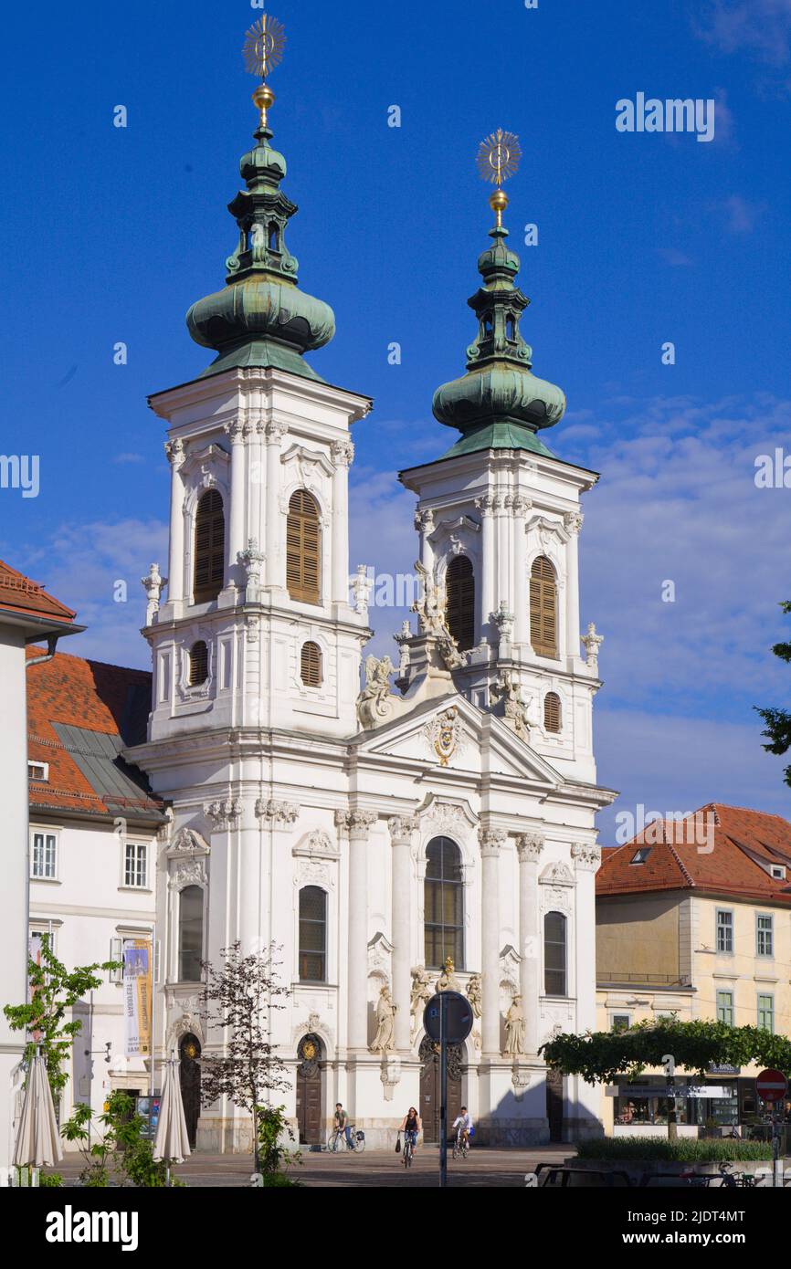 Austria, Styria, Graz, Mariahilfkirche, church, Stock Photo