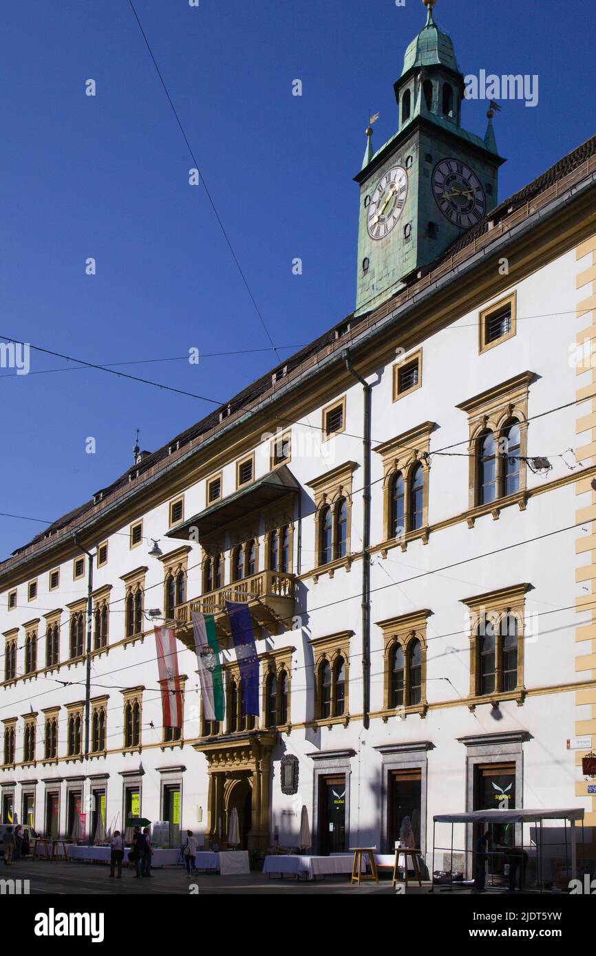Austria, Styria, Graz, Landhaus, landmark, historic, monument Stock Photo