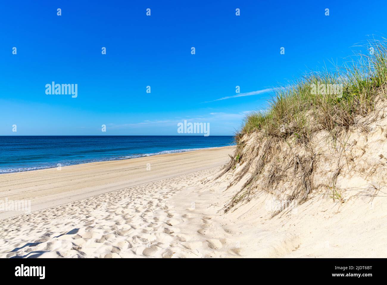 Ocean beach, Kirk Beach, Montauk Stock Photo