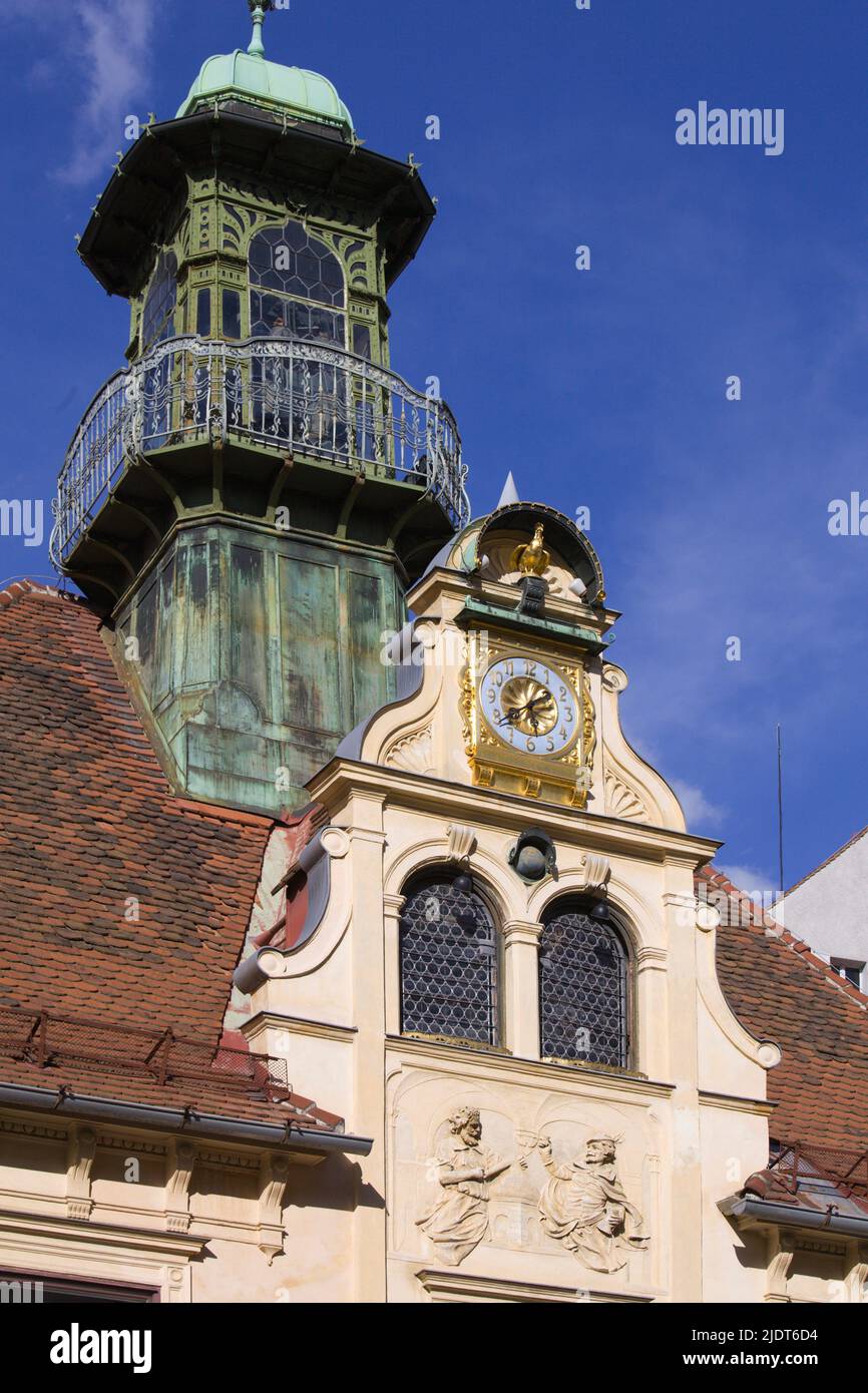 Austria, Styria, Graz, Glockenspiel, Carillon Stock Photo Alamy