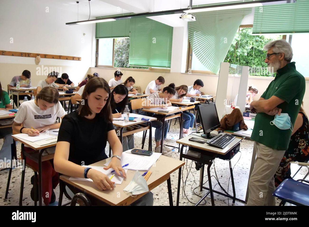 Italy Arezzo June 23 2022 Italy high school maturity exams