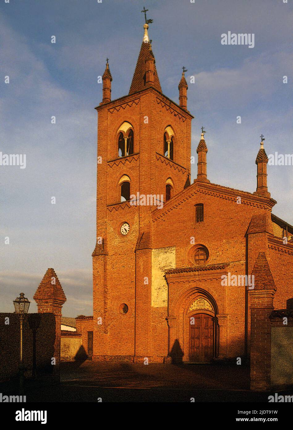 San Giovanni Battista Quando Si Festeggia Murello (Cuneo): Church of San Giovanni Battista Stock Photo - Alamy