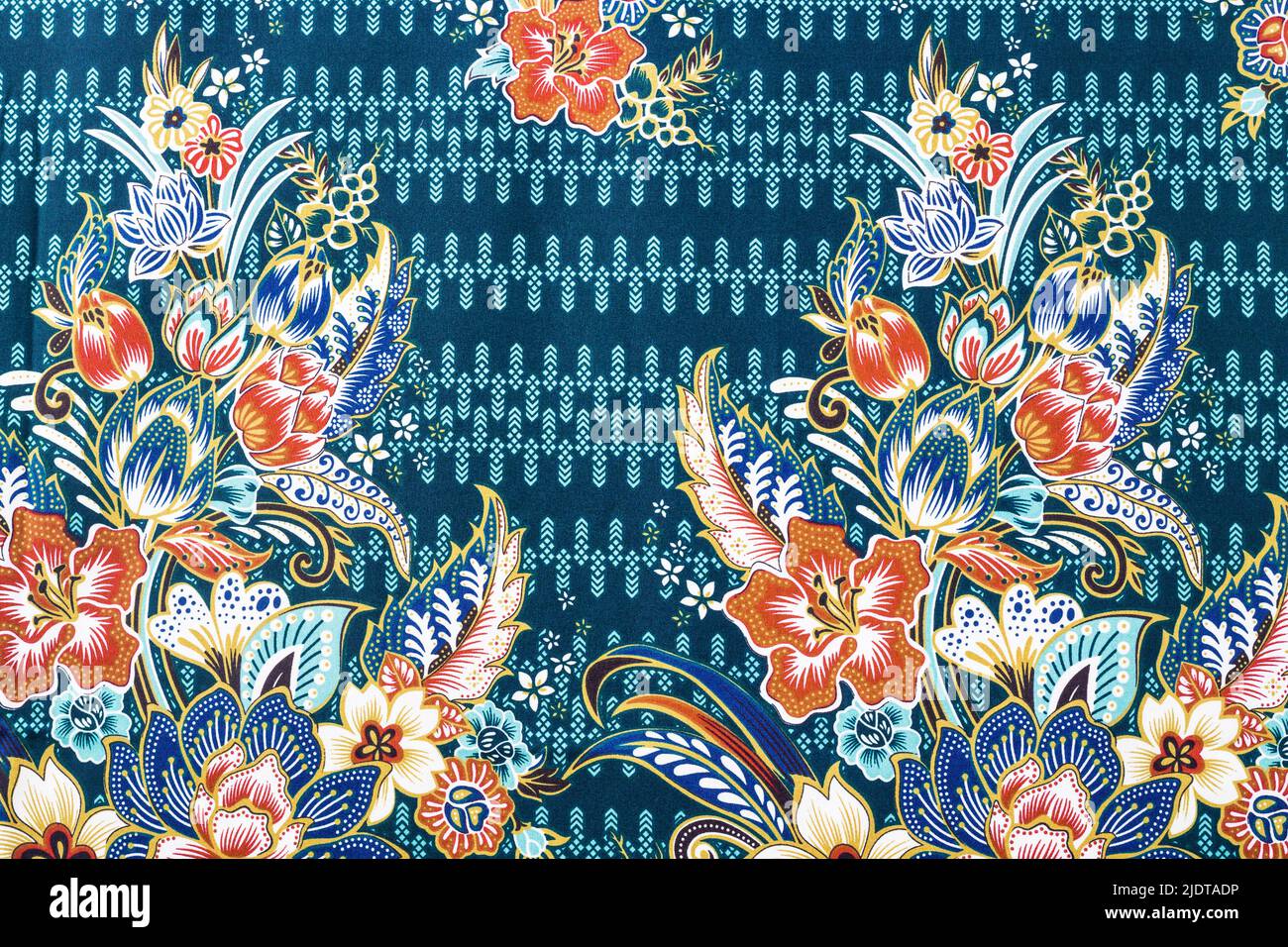 The Batik sarong pattern background in Thailand, traditional batik ...